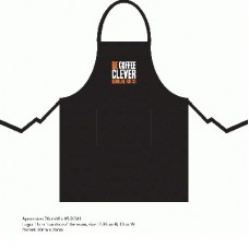 JUL-BLACK APRON BE COFFEE CLEVER
