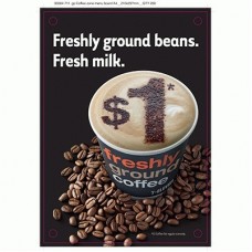 COFFEE ZONE-MENU BOARD INSERT-A4 STANDARD