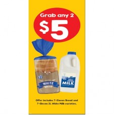 MILK & BREAD CLEARVIEW FRIDGE DECAL (EXTERNAL APPLICATION)