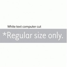 COFFEE COMPUTER CUT DECAL REGULAR SIZE ONLY 160 X 28