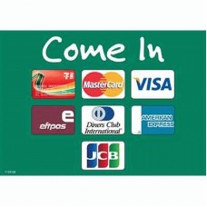 DOOR SIGNAGE-WELCOME DECAL (NON FUEL)-A5 DOUBLE SIDED