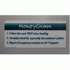 DECAL-MONEYGRAM INSTRUCTIONS
