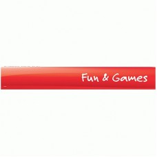 SLAT WALL HEADER-FUN & GAMES (910 X 97)