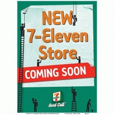 A2 POSTER-NEW 7-ELEVEN STORE COMING SOON