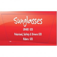 MISC SIGNGE-DECAL SUNNIES $20POLARISED & SAFETY $30(325X107)