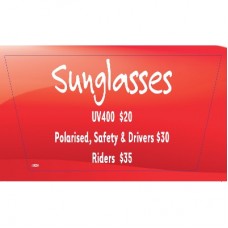 MISC SIGNGE-DECAL SUNNIES $20 POLARISED&SAFETY $30 (350X112)