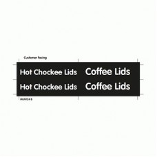 DECAL-HOT DRINK CONDIMENTS 210 X 67