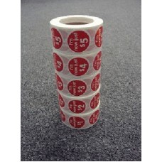 FOTG PRICE MARK DOWN STICKER SET 30 X 30