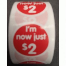 FOTG PRICE MARK DOWN STICKER $2 30 X 30