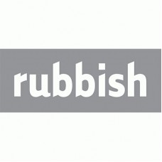 RUBBISH DECAL 90 X 22.5