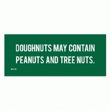 KRISPY KREME-NUTS DECAL 62 X 30