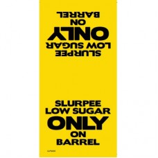 SLURPEE ZILCHED HOSE TAGS 70 X 210