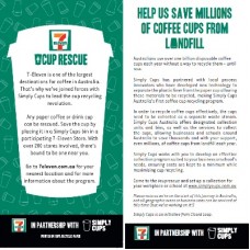 CUP RECYCLING DL BROCHURE (BUNDLE OF 100) #CUP RESCUE