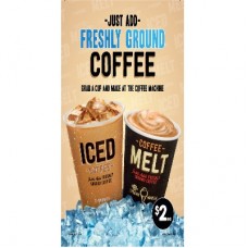 ICED COFFEE A5 DECAL ICED COFFEE