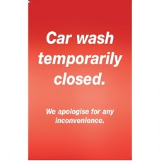 CAR WASH TEMPORARILY CLOSED