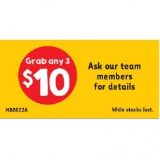 FLIPPER TICKETS 27 X 55 ANY 3 FOR $10