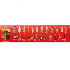 ICN PRICE STRIP DECAL 640 X 80 RED WITH ICE CREAMS