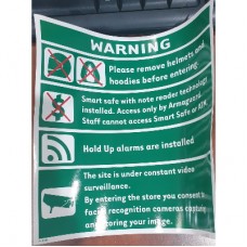 WARNING DECAL-NON FUEL (210 X 220)