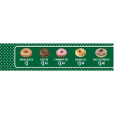 FPG DOOR DECALS PRICE LHS (HV) 10 DONUTS 345 X 75
