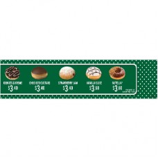 FPG DOOR DECALS PRICE RHS (HV) 10 DONUTS 345 X 75