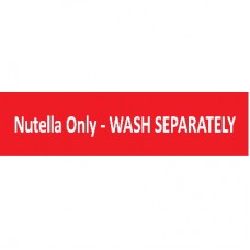 TRAY LABEL ROLL 15 X 140 NUTELLA ONLY ONLY - WASH SEPARATELY