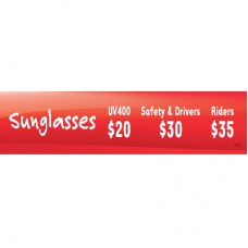 SUNGLASSES HEADER D/S S/I 440 X 70