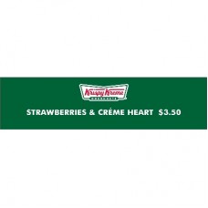 KK PRICE TICKETS 100 X 27 STRAWBERRIES & CREME HEART