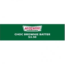KK PRICE TICKETS 85 X 26 CHOC BROWNIE BATTER