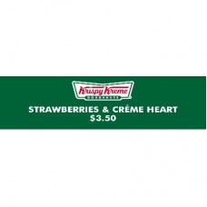 KK PRICE TICKETS 85 X 26 STRAWBERRIES & CREME HEART