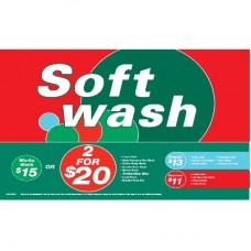 SOFT WASH WORKS WASH $15