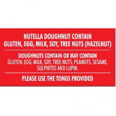 KK CABINET ALLERGEN DECAL 125 X 55